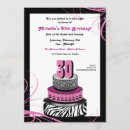 Buscar modelo de la cebra invitaciones Blanco