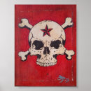 Buscar cráneo rojo posters Rosas