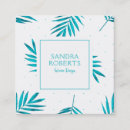 Buscar hojas tropicales tarjetas de visita Elegante