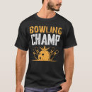 Buscar retro bowling camisetas Bowler
