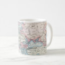 Buscar antiguos del mapa tazas Geográfico