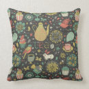 Buscar mariposa del dibujo animado cojines Azul