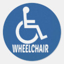 Buscar silla de ruedas pegatinas Discapacitado