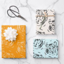 Buscar tiger papel de regalo Patrón
