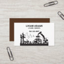 Buscar registro tarjetas de visita Leñador
