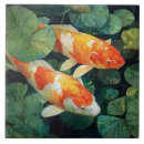 Buscar estanque de peces azulejos Asiático