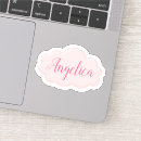 Buscar nube linda pegatinas Rosa