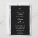 Buscar 25º plata boda aniversario invitaciones Invitados