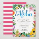Buscar hawaiano invitaciones Fiesta hawaiana