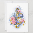 Buscar music 16x22 invitaciones Oro