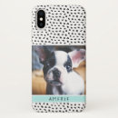 Buscar perro blanco y negro iphone fundas Moda