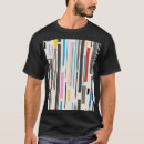 Buscar rayas coloridas camisetas Blanco