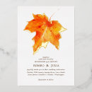 Buscar hoja de arce invitaciones Invitados