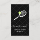 Buscar tenis tarjetas de visita Negro y blanco