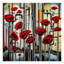 Buscar amapolas abstractas posters Flores de amapola