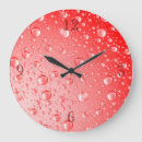 Buscar gotas agua de relojes de pared Abstracto