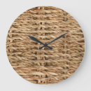 Buscar mimbre relojes de pared Tejidos