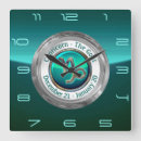 Buscar muestra del zodiaco relojes de pared Cumpleaños