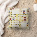 Buscar mondrian cojines Colores primarios