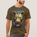 Buscar león geométrico camisetas Diseño