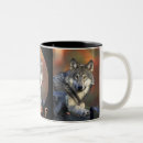 Buscar lobos salvajes tazas Fauna
