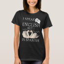 Buscar no hablo español camisetas Hablar