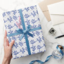 Buscar azules marinos y blanco papel de regalo Clásico