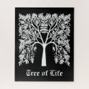 Buscar árbol de la vida puzzles Blanco y negro