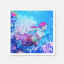 Buscar mermaid servilletas Pescar