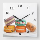 Buscar macarons relojes de pared Alimento