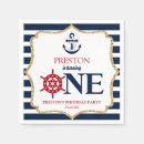 Buscar ancla náutica servilletas Azul marino