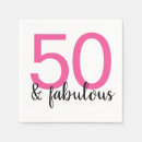 Buscar 50 años servilletas 50 y fabuloso