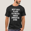 Buscar prensa caliente camisetas Madera contrachapada