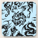 Buscar dragón corcho posavasos Negro
