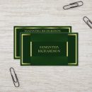 Buscar oro esmeralda tarjetas de visita General y unisex