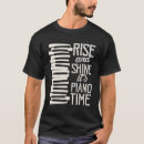 Buscar profesor de piano camisetas Amante de la música