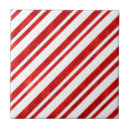 Buscar rayas rojas y blancas azulejos Patrón