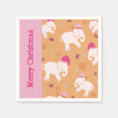 Buscar elefante servilletas Rosa