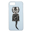 Buscar gato retro iphone fundas Negro