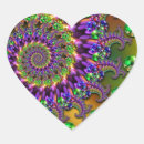 Buscar fractal corazon pegatinas Verde