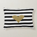 Buscar corazón blanco cojines Oro