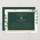 Buscar emerald gold invitaciones Verde y oro