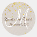 Buscar invitaciones boda pegatinas Monograma
