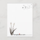 Buscar flores pintadas a mano postales Elegante