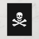 Buscar banderas cruzadas postales Pirata
