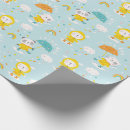 Buscar lluvia papel de regalo Para niños