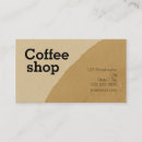Buscar bistros tarjetas de visita Café