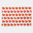 Buscar corazones rojos paños de cocina Amar