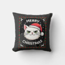 Buscar suéter feo del navidad cojines Gato