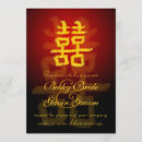 Buscar china boda invitaciones Felicidad doble